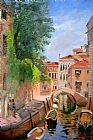 Ponte Paintings - Venice Ponte Moro by 2011